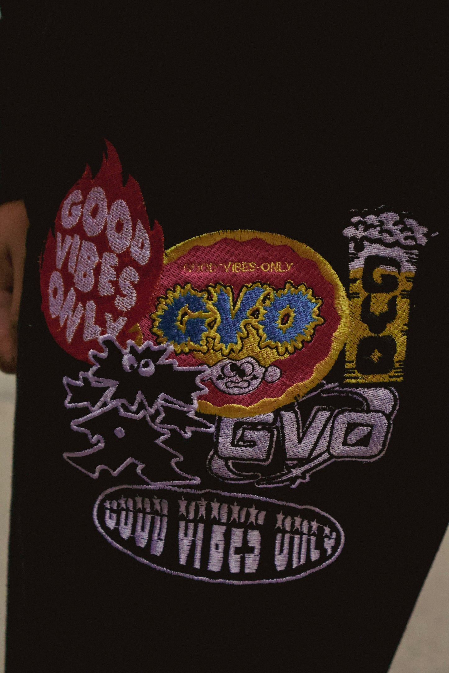 Black ‘GVO’ Sweatpants