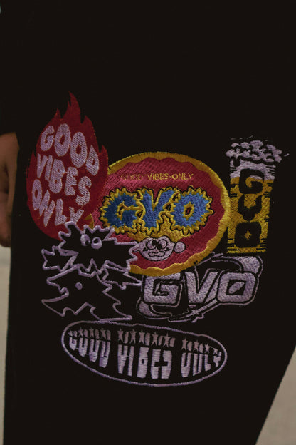 Black ‘GVO’ Sweatpants