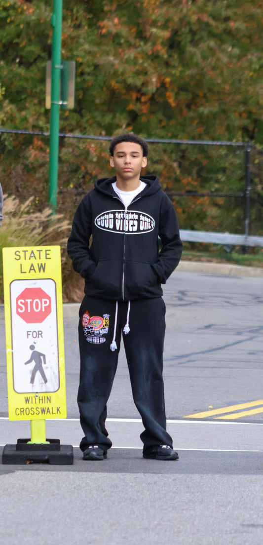 Black ‘GVO’ Hoodie