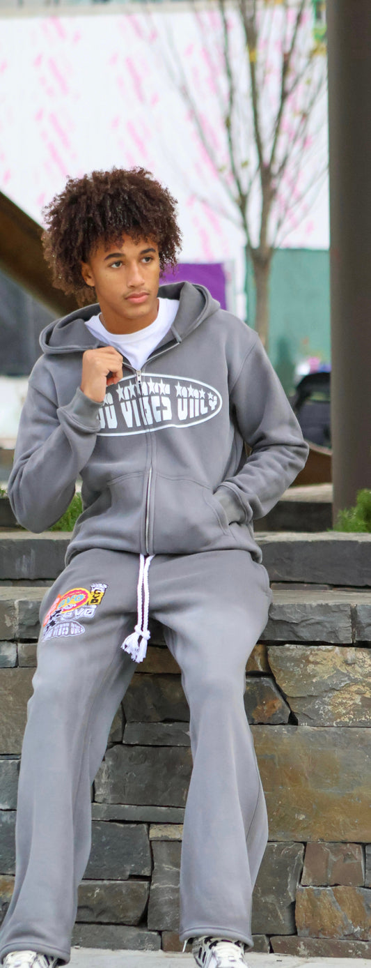 Gray ‘GVO’ Sweatsuit