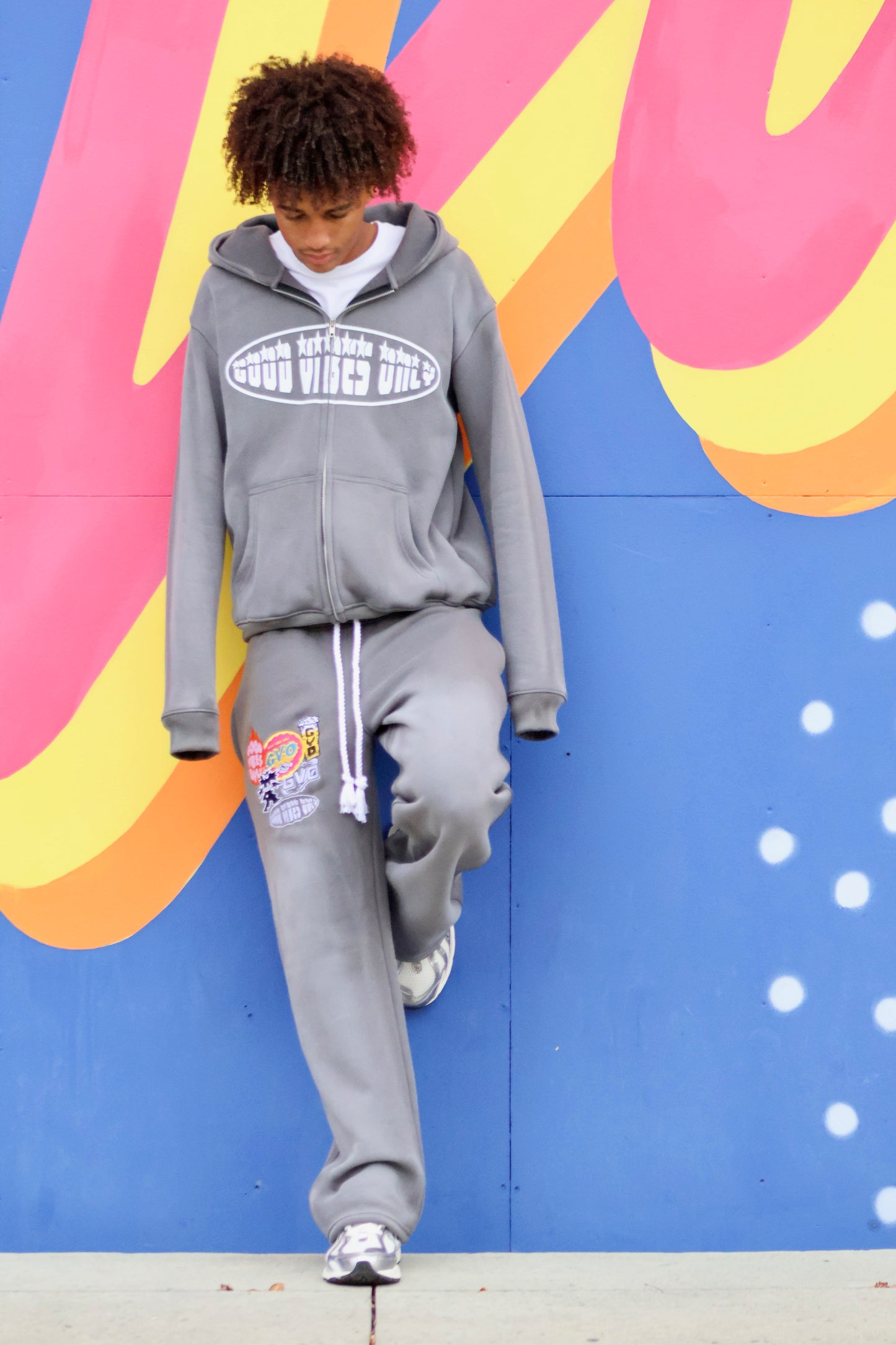 Gray ‘GVO’ Sweatsuit